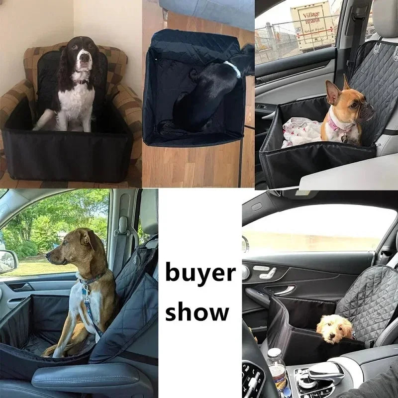 Waterproof Dog Car Seat Hammock – Universal Pet Travel Seat Cover, Wear-Resistant Carrier for Dogs & Cats