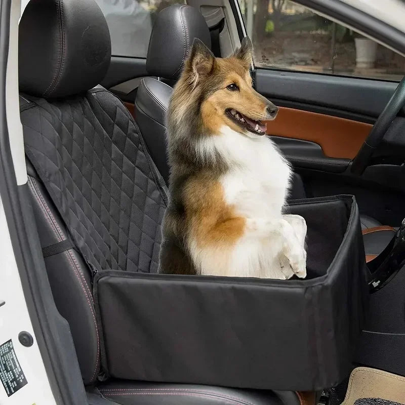 Waterproof Dog Car Seat Hammock – Universal Pet Travel Seat Cover, Wear-Resistant Carrier for Dogs & Cats