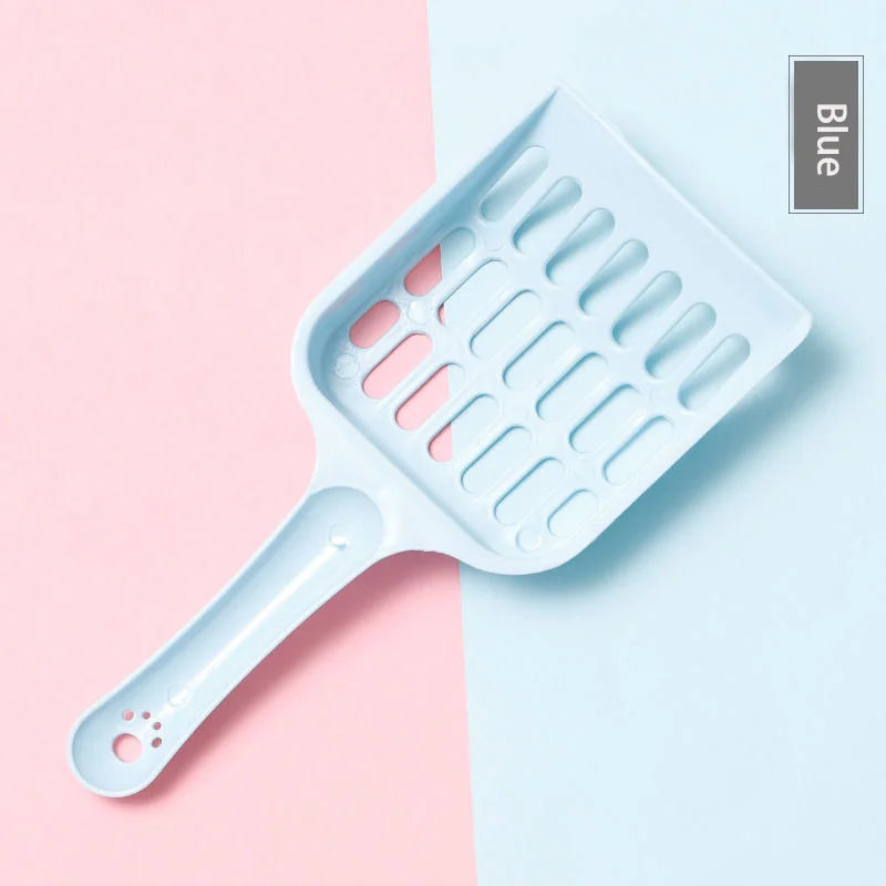 Cat Litter Scoop - Hollow Tofu Mesh Sifter, Lightweight Plastic, Multiple Colors